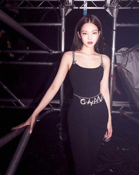 jennie chanel black dress|jennie wearing chanel.